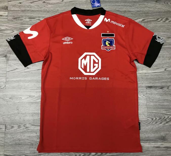 Colo-Colo Away Red Soccer Jersey Shirt 2020/21